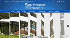 Desktop Screenshot of pascoaluminum.com